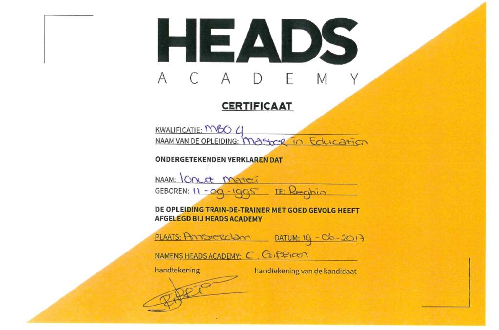 Heads Academy